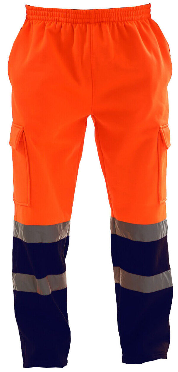 NFK LJ Pantaloni Da Jogging Da Uomo Hi Vis Viz Pantaloni Da - Foto 2